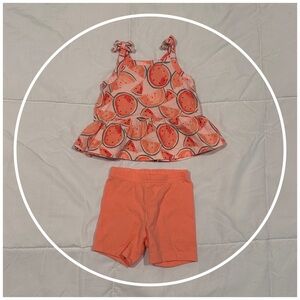 Carters baby girl watermelon set